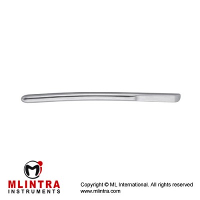 Hegar Uterine Dilator Single Ended Brass - Chrome Plated, 18.5 cm - 7 1/4" Diameter 12.0 mm Ø